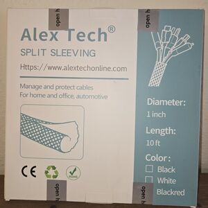 Black and White Split‎ Sleeving